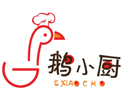 鹅小厨快餐加盟logo