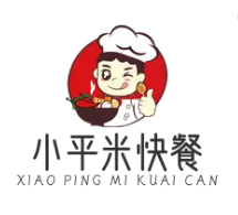 小平米快餐加盟logo