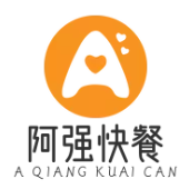 阿强快餐加盟logo