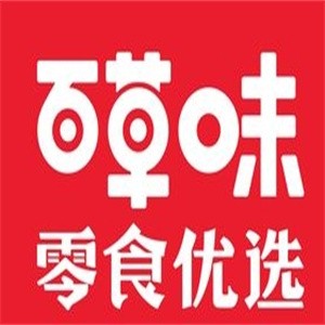 百草味零食优选加盟logo