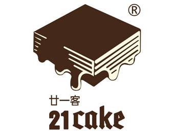 二十一客蛋糕加盟logo