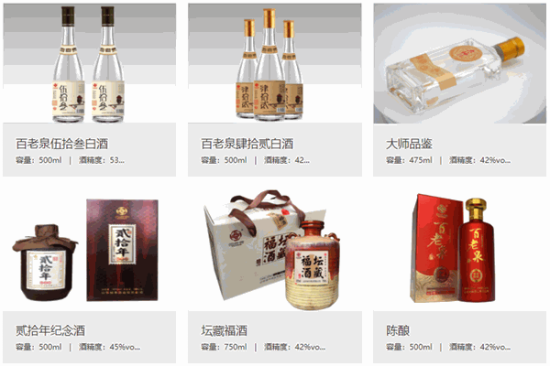 百老泉散装白酒加盟产品图片