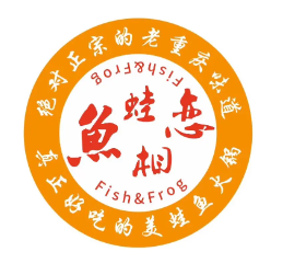 鱼蛙相恋美蛙鱼头加盟logo