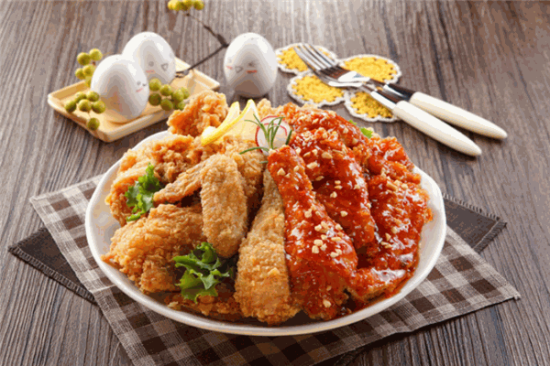 韩田炸鸡加盟产品图片
