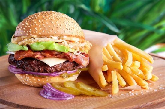 牛佰滋手工汉堡加盟产品图片