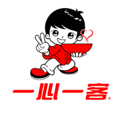 一心一客快餐加盟logo