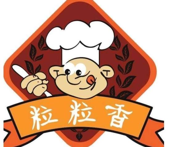 粒粒香抓饭加盟logo