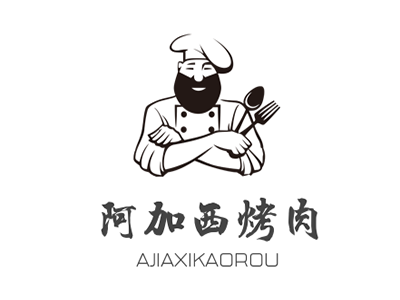 阿加西烤肉加盟logo