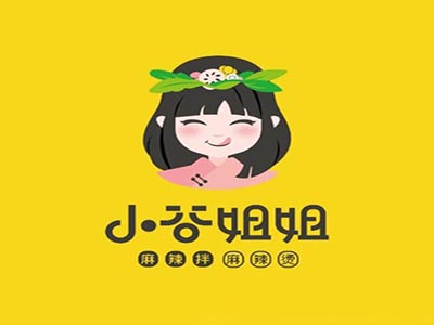 小谷姐姐麻辣拌麻辣烫加盟logo