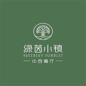 绿茵小镇餐厅加盟logo