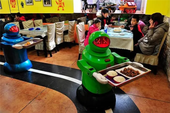 天降美食机器人餐厅加盟产品图片