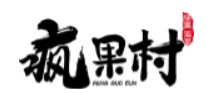 疯果村零食加盟logo