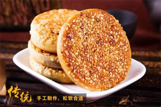 张师傅香酥芝麻饼加盟产品图片