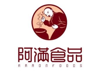 阿满食品加盟logo