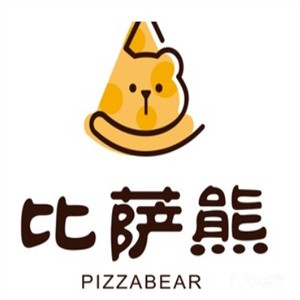 比萨熊手工比萨加盟logo