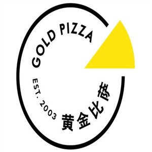 黄金比萨加盟logo
