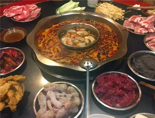 佰人王串串香火锅加盟产品图片